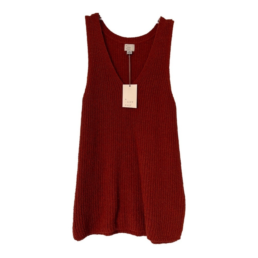 A NEW DAY Sleeveless sweater knit tank top size medium